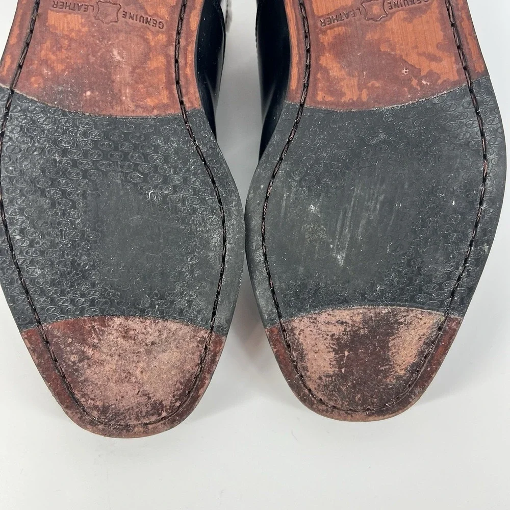 Florsheim Black Lexington Cap Toe Oxford Shoe 17067-01 Mens Size 9D Leather